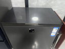 海爾冰柜家用小型 冷藏冷凍柜 家用電冰柜 凍海鮮速凍 一級能效 PCM防腐鋼板內膽 減霜80% 頂配版 /彩晶鋼化玻璃面板 200L 曬單實(shí)拍圖
