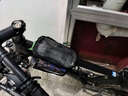 BIKEBROS自行車包前梁包山地自行車配件騎行裝備上管包防水馬鞍包觸屏手機包可指紋解鎖 藍(lán)色【配防雨罩】 曬單實拍圖