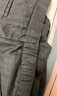 無(wú)印良品（MUJI）女式漢麻混斜紋抽褶寬版褲褲子女款25年夏季休閑褲女裝闊腿褲長(cháng)褲 黑色 L (165/70A) 曬單實(shí)拍圖