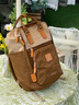 MYD迷你復古雙肩包休閑百搭小背包斜挎包女生手機包包生日禮物送女友 焦糖系列（升級款M） 曬單實(shí)拍圖