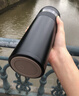 智品迪德國雙層玻璃杯家用隔熱防燙鵝蛋茶水分離杯子大容量鋼化玻璃杯 400ml本色/不顯溫+長濾網(wǎng) 曬單實拍圖