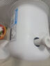 美的（Midea）電風扇 家用七葉立式落地扇宿舍臥室輕音節(jié)能搖頭桌面小風扇大風力空氣循環(huán)風扇 SAF30AC  曬單實拍圖