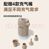 牧高笛（MOBIGARDEN）充氣泵 戶外露營便攜充氣墊抽氣充氣泵滄海45 NX22669009 暖沙色 曬單實拍圖