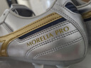 美津濃（MIZUNO）小李子美津濃莫雷拉MORELIA 2 PRO次頂AG短釘袋鼠皮足球鞋成人男 銀河銀P1GA251404 42 270JP 曬單實(shí)拍圖