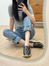 快樂(lè)瑪麗（J&M）健步鞋女七夕禮物新款透氣運(yùn)動(dòng)鞋輕便防滑休閑鞋淺口單鞋媽媽鞋 米色 37 曬單實(shí)拍圖