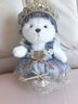 莉娜熊（TeddyTales）小熊玩偶毛絨玩具熊泰迪手作熊安撫娃娃送禮送人女生生日禮物 奶白色（明星款） 小號站姿約20cm 曬單實(shí)拍圖