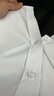 羅蒙（ROMON）純色商務(wù)職業(yè)正裝男士白襯衫工裝男裝短袖襯衣男CS72白色L 曬單實(shí)拍圖