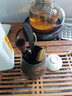【經(jīng)典款】黑陶茶道六君子套裝功夫茶具茶藝泡茶工具茶夾 黑陶福字六君子 曬單實拍圖