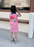 mlgt法國風(fēng)潮童裝 女童連衣裙夏2025新款大童多巴胺女孩夏裝POLO裙子 粉色Polo裙 160 曬單實(shí)拍圖