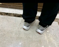 安德瑪（Under Armour）男女大童網(wǎng)面透氣運(yùn)動訓(xùn)練鞋高彈防滑兒童束帶體考跑步鞋2511104 黑白色 38 曬單實(shí)拍圖