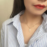 竹節(jié)手鏈女銀手鏈時(shí)尚小眾輕奢飾品首飾生日禮物女和田玉手串 和田玉有你足夠項(xiàng)鏈 曬單實(shí)拍圖