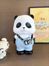 創(chuàng  )意熊貓擺件輕奢高檔客廳酒柜電視柜展示柜家居高級感小眾裝飾品 乖乖熊貓擺件（夕霧藍）帶相機 曬單實(shí)拍圖
