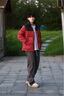 鴨鴨（YAYA）中國(guó)系列復(fù)古港風(fēng)羽絨服男女同款2025新款情侶立領(lǐng)羽絨面包服S 青光黑色 L (175) 【適合130-150斤】 曬單實(shí)拍圖