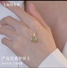 Lnieer925銀福袋和田玉銀項(xiàng)鏈女吊墜鎖骨鏈2025新款頸鏈配飾送女友老婆 金色和田玉福袋項(xiàng)鏈【S925銀】 曬單實(shí)拍圖
