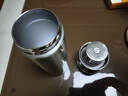JRINKTEEA日本品牌茶水分離保溫杯316不銹鋼無縫內(nèi)膽泡茶杯男士燜茶杯戶外 鋼本色升級(jí)款Q9帶隔檔500ml 曬單實(shí)拍圖