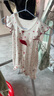 優(yōu)奇女嬰夏裝莫代爾嬰兒短袖連體衣服夏季薄款女寶寶夏天甜美可愛哈衣 曬單實拍圖
