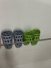 潔麗雅【買一送一】衛(wèi)生間可用拖鞋女浴室洗澡鏤空漏水防滑涼拖鞋男夏季 綠色+灰色 37-38 女+男42-43 曬單實拍圖