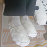 QYCKABY月子鞋女56月份春秋包跟夏季薄款孕婦產(chǎn)后室內家居防滑保暖棉拖鞋 粉色小花【專為孕婦設計】 38 -39標準碼（內長245MM） 曬單實拍圖