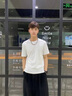 莫代爾夏季涼感桑蠶天絲t恤男士短袖圓領(lǐng)上衣服夏季半袖冰絲涼感速干體 G1301淺灰色 XL (適合120-140斤) 曬單實(shí)拍圖