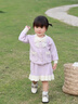 G.DUCKKIDS童裝女童秋裝套裝兒童衣服女小童春秋季甜美風小香風套裝裙3寶寶 粉色 90 尺碼1~2歲【 80-90cm】cm 曬單實拍圖
