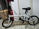大行（DAHON）KT610折疊自行車16英寸單速男女學(xué)生上班上學(xué)城市通勤單車 白色 曬單實(shí)拍圖