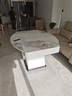 尚閑家具可移動升降茶幾餐桌兩用家用客廳小戶型智能電動巖板取暖烤火桌 1.3米升降茶幾【配電磁爐】 曬單實拍圖