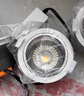 西頓照明（CDN）【全國補】led筒燈嵌入式75mm孔防眩吊頂用無主燈客廳過道天花燈 【RA97全光譜】7w天際白4000k 曬單實拍圖