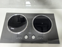 美的（Midea）電磁爐 家用嵌入式電磁灶磁陶雙灶 臺(tái)式雙頭電磁灶電陶爐家用電灶臺(tái)雙灶電磁爐灶 【左電右陶】MC-DZ35AT09P 曬單實(shí)拍圖