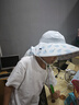 kocotreekk樹兒童帽子防紫外線寶寶披肩帽防曬帽男童女孩護頸遮陽帽灰 M 曬單實拍圖