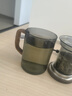 平仄泡茶杯茶水分離杯玻璃杯辦公室水杯喝水杯子大容量420ml  江南春 曬單實拍圖