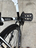 百士盾自行車(chē)成人單車(chē)公路變速山地車(chē)男學(xué)生通勤死飛女實(shí)心胎彎把雙碟剎 耀陽(yáng)-60刀純黑 曬單實(shí)拍圖