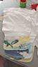 babycare隔汗巾兒童純棉幼兒園墊背巾寶寶吸汗巾紗布格林一家24*42cm(3條) 曬單實拍圖