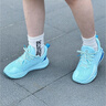 UNDER ARMOUR【庫里12】童鞋透氣緩震男女童籃球鞋兒童耐磨跑鞋運動(dòng)鞋 藍色 38 【尺碼偏小，按正常拍大一碼】 曬單實(shí)拍圖