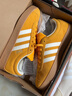 adidas T頭鞋 VL COURT復(fù)古板鞋德訓(xùn)鞋男女阿迪達(dá)斯輕運動   黃色/亮白/漢玉白   37 曬單實拍圖