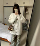 Chiecu Kscbn輕奢包包女款單肩包斜挎包復古手機水桶包情人節生日禮物 棕色【送老婆送女友送媽媽】 曬單實(shí)拍圖