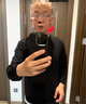 龍牙隱之云榕美麗諾羊毛圓領(lǐng)/V領(lǐng)/半高領(lǐng)毛衣秋冬男士?jì)却钚蓍e上衣 極夜黑（圓領(lǐng)） L 180/100A 曬單實(shí)拍圖