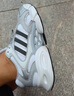adidas輕松鞋 MEGASTRIDE超輕緩震回彈厚底增高老爹鞋阿迪達(dá)斯   晶白/灰色/深灰   42 曬單實(shí)拍圖