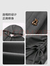 EP雅瑩女裝 簡(jiǎn)約抽繩設(shè)計(jì)連帽修身上衣夏季商場(chǎng)同款5506A 灰色 M 曬單實(shí)拍圖
