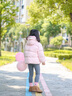巴拉巴拉寶寶羽絨服男童外套女童秋冬裝2025新款嬰兒衣服動(dòng)物造型保暖加厚 夢(mèng)幻粉60334-白鴨絨 110 （充絨量96g） 曬單實(shí)拍圖