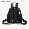 CinvaiKrose輕奢雙肩包女士大容量牛津布背包帆布學(xué)生書(shū)包生日七夕情人節禮物 CK書(shū)包-黑色【送媽媽老婆女友】 曬單實(shí)拍圖