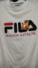 FILA 斐樂官方男子針織短袖衫2025夏新款狐貍刺繡休閑舒適純棉T恤 云菇白-WT L 175/96A/L 曬單實拍圖