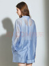 初語(yǔ)慵懶松弛感萊賽爾襯衫女2025夏季新款輕薄長(cháng)袖上衣外套 天藍色 L 曬單實(shí)拍圖