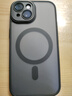 雅思戀 【強(qiáng)力磁吸充電】全包膚感磨砂黑適用iPhone手機(jī)殼蘋果手機(jī)保護(hù)殼MagSafe磁吸超薄漸變 黑色 【簡約高級(jí)，鏡頭全包】 iPhone 15 曬單實(shí)拍圖