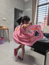G.DUCKKIDS小黃鴨女童裙子夏季洋氣兒童連衣裙小女孩吊帶裙蝴蝶仙子表演裙子 粉色 140 cm 曬單實拍圖