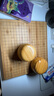 云子（yunzi）圍棋B型單面凸新云子 國寶新云子 楠竹棋盤棋罐圍棋套裝 贈象棋 曬單實拍圖