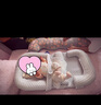 史威比（Sweeby）斜坡枕嬰兒防吐奶斜坡墊寶寶防溢奶喂奶床新生兒防壓床中床 雅致灰 丨3~30°丨 雙L側(cè)柱+U圍柱 曬單實拍圖