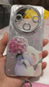 威愷 適用華為mate60pro手機(jī)殼mate60pro+保護(hù)套鏡頭全包防摔網(wǎng)紅高端男女款創(chuàng)意羽紗繡球貓+手鏈 曬單實(shí)拍圖