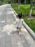 幼歌（YOUGE）夏季嬰幼兒清花朵小飛袖T恤純棉舒適清涼寶寶上衣 米白 100 cm 曬單實(shí)拍圖