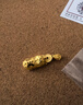 六福珠寶福滿傳家足金吞財(cái)貔貅銅錢黃金吊墜不含項(xiàng)鏈單件 計(jì)價(jià) F48G0042DS 5.85克(含工費(fèi)509元)中版 曬單實(shí)拍圖