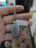 胖東來品質(zhì)金枝玉葉*天然藍(lán)水翡翠a貨項(xiàng)鏈女冰種葉子純銀吊墜含鏈 翡翠葉子項(xiàng)鏈(含鏈子)+證書+禮 曬單實(shí)拍圖